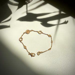 Swarovski Crystal Gold Plated Bracelet